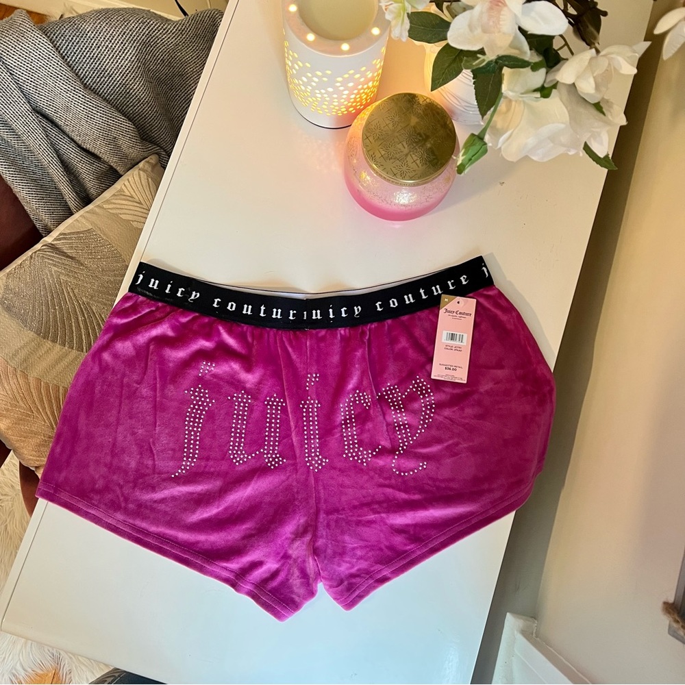 NWT Juicy Couture Sleep Shorts, Size Medium